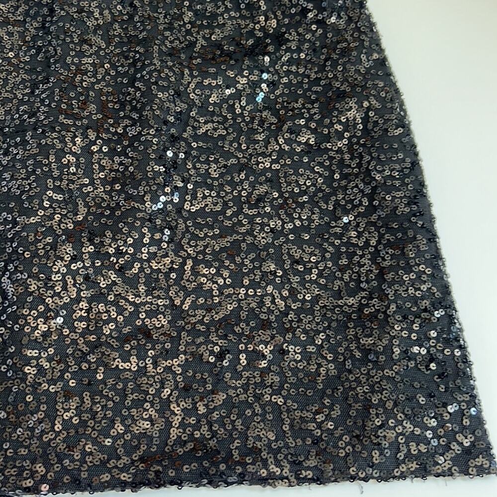J. CREW black sequin mini skirt 2 - Picture 4 of 6